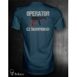 Tričko CZ Škorpion 61 Operator navy XL