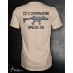 Tričko CZ Škorpion Evo Operator pouštní M