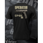 T-shirt Operator CZ P-10-S-OR black