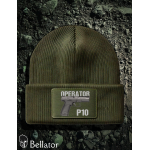 Pletená čepice CZ Operator P10 olivová