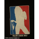 Tričko Major League Milf černé