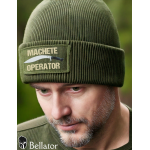 Pletená čepice Machete Operator olivová