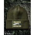 Pletená čepice Machete Operator olivová