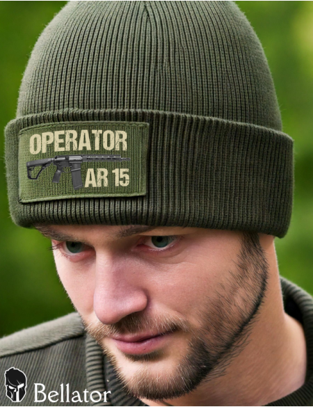 Pletená čepice Operator DD AR 15 černá