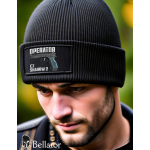 Knitted hat CZ-SHADOW-2 black