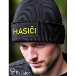 Knitted hat Czech flag black