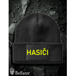 Knitted hat Czech flag black