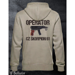 Mikina Operator CZ Škorpion 61 světle šedá M