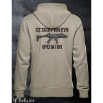 Mikina Operator CZ Scorpion Evo světle šedá 3XL