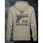 Mikina Operator CZ P10 světle šedá S