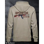 Mikina Operator CZ VZ 58 světle šedá XL