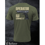 Tričko Operator Walther PDP Compact 5 olivová XL