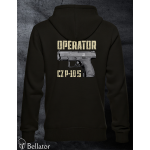 Mikina Operator CZ P-10 S černá 3XL