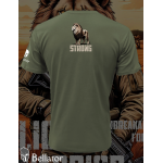 Tričko Bellator Lion Army olivová S