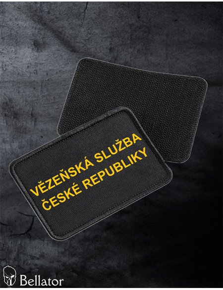 Nášivka text Vězeňská služba se suchým zipem