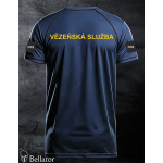Funkční tričko s patchem Vězeňská služba 01 navy S