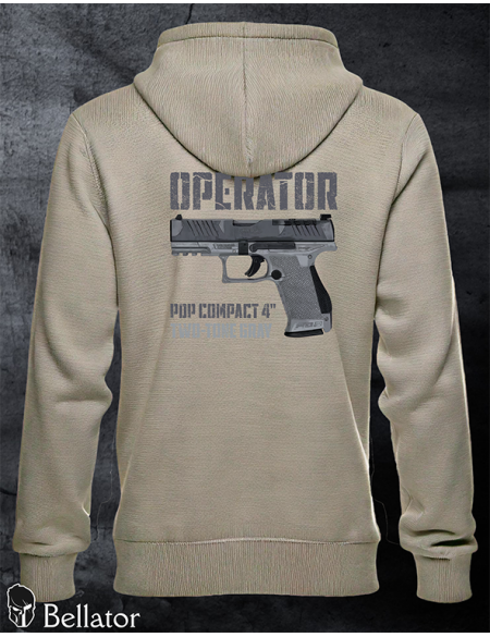 Mikina Operator Walther PDP Compact 4 Two-Tone Gray černá
