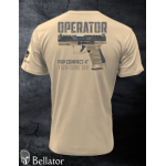 Tričko CZ Operator  Walther PDP Compact 4 Two-Tone Tan pouštní L