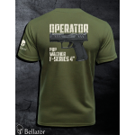 Tričko CZ Operator  Walther PDP F-Series 4 olivová S