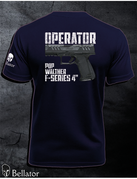 Tričko CZ Operator  Walther PDP F-Series 4 černá