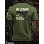 Tričko CZ Operator  Walther PDP Full Size 4.5 olivová M
