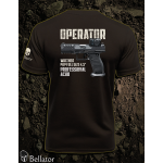 T-shirt CZ Operator Walther PDP Full Size 4.5 Professional ACRO black