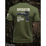 Tričko CZ Operator Walther PDP Full Size 4.5 Professional ACRO olivová XXL