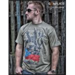 Tričko Bohemia XXL khaki