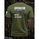 Tričko CZ Operator Walther PDP Full Size 4.5 Two-Tone Green olivova S