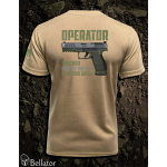 Tričko CZ Operator Walther PDP Full Size 4.5 Two-Tone Green pouštní S