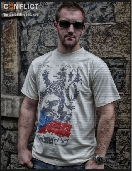Tričko Bohemia 3XL pouštní