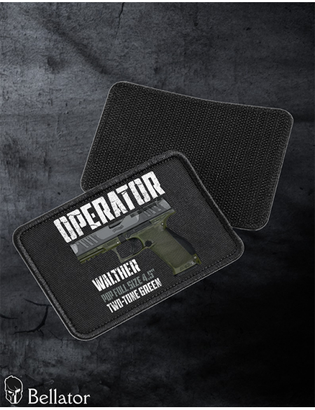 Nášivka Walther PDP Full Size 4.5 Two-Tone Green černá