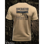 Tričko CZ Operator Walther PDP Full Size 4.5 Two-Tone Tan pouštní L