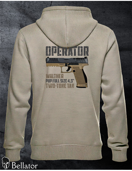 Mikina Operator Walther PDP Full Size 4.5 Two-Tone Tan šedá světlá