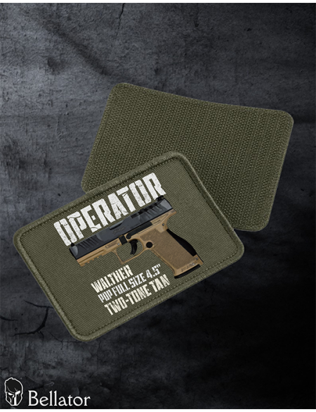Nášivka Walther PDP Full Size 4.5 Two-Tone Tan