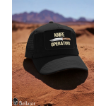 Kšiltovka Knife Operator pro patch černá