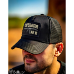 Hat with a lion mesh Conflict Olive