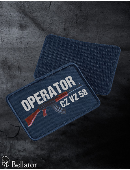 Nášivka CZ VZ 58 Operator se suchým zipem černá