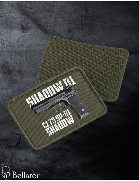 Patch CZ 75 SP-01-SHADOW with Velcro, black