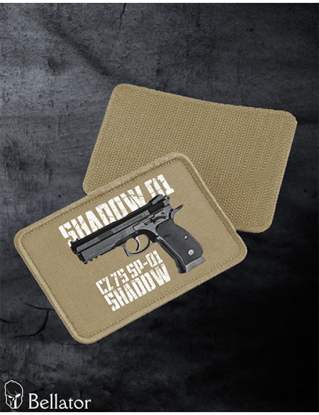 Patch CZ 75 SP-01-SHADOW with Velcro, black
