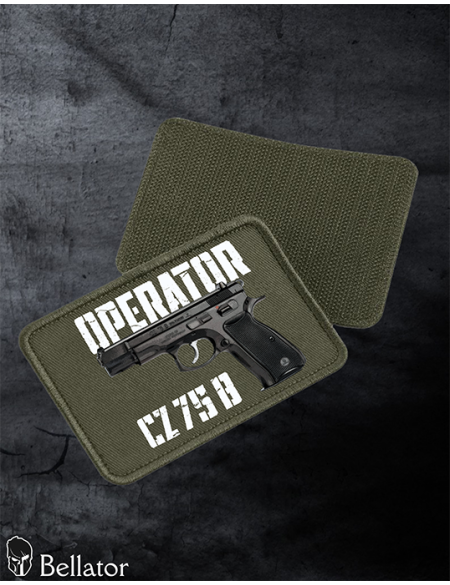 Nášivka CZ 75 B se suchým zipem