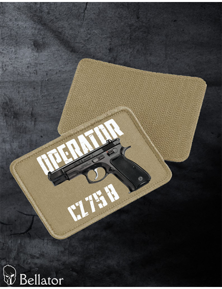 Nášivka CZ 75 B se suchým zipem