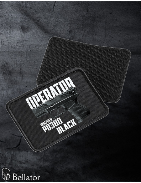 Nášivka Walther PD380 Black se suchým zipem