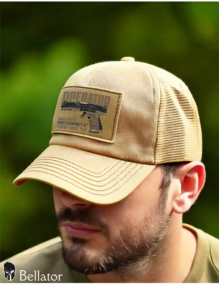 Kšiltovka Walther PDP Compact 4 Two-Tone Tan pro patch černá