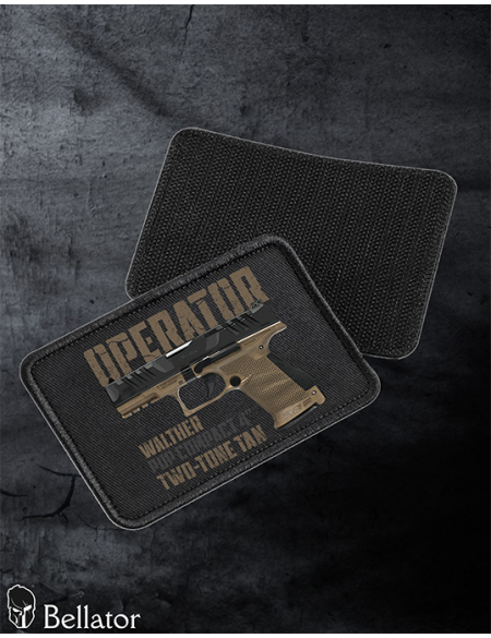 Nášivka Walther PDP Compact 4 Two-Tone Tan se suchým zipem