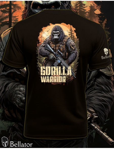 Tričko Bellator Gorilla Army černá