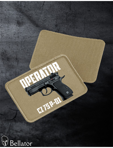 Nášivka CZ 75 P-01 se suchým zipem
