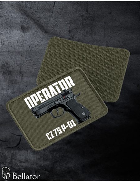 Nášivka CZ 75 P-01 se suchým zipem