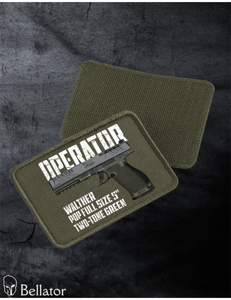 Nášivka Walther PDP Full Size 5 Two-Tone Green se suchým zipem