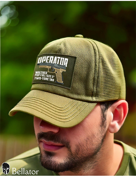 Kšiltovka Walther PDP Full Size 5 Two-Tone Tan pro patch